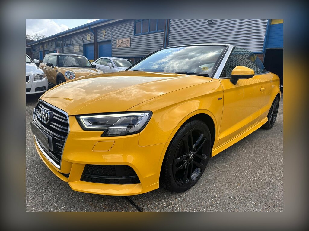 Audi A3 Tdi Quattro S Line 2-Door Yellow #6