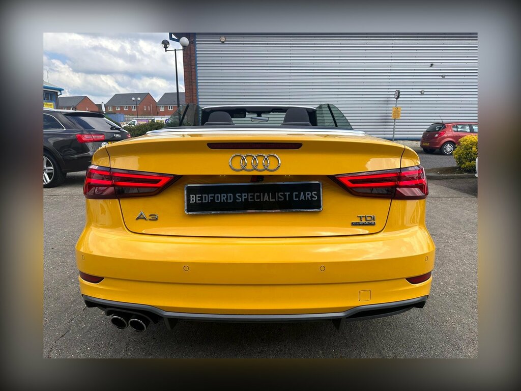 Audi A3 Tdi Quattro S Line 2-Door Yellow #2