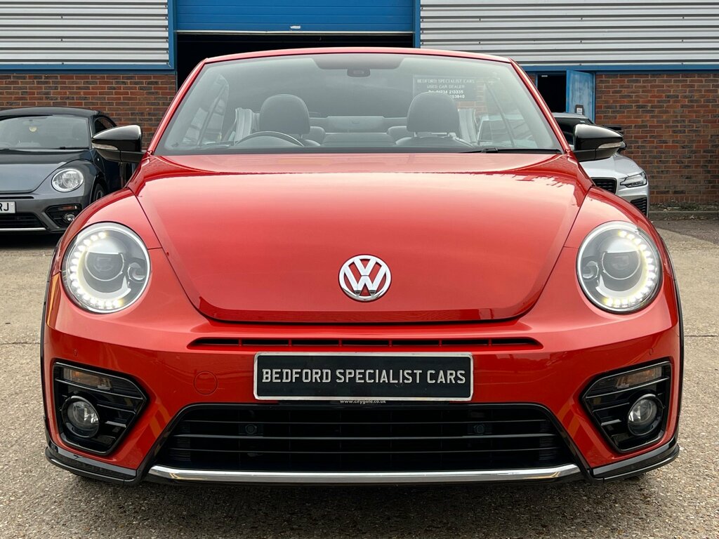 Volkswagen Beetle 2.0 Tdi Bluemotion Tech R-line Cabriolet Diese LP66KUF Orange #6
