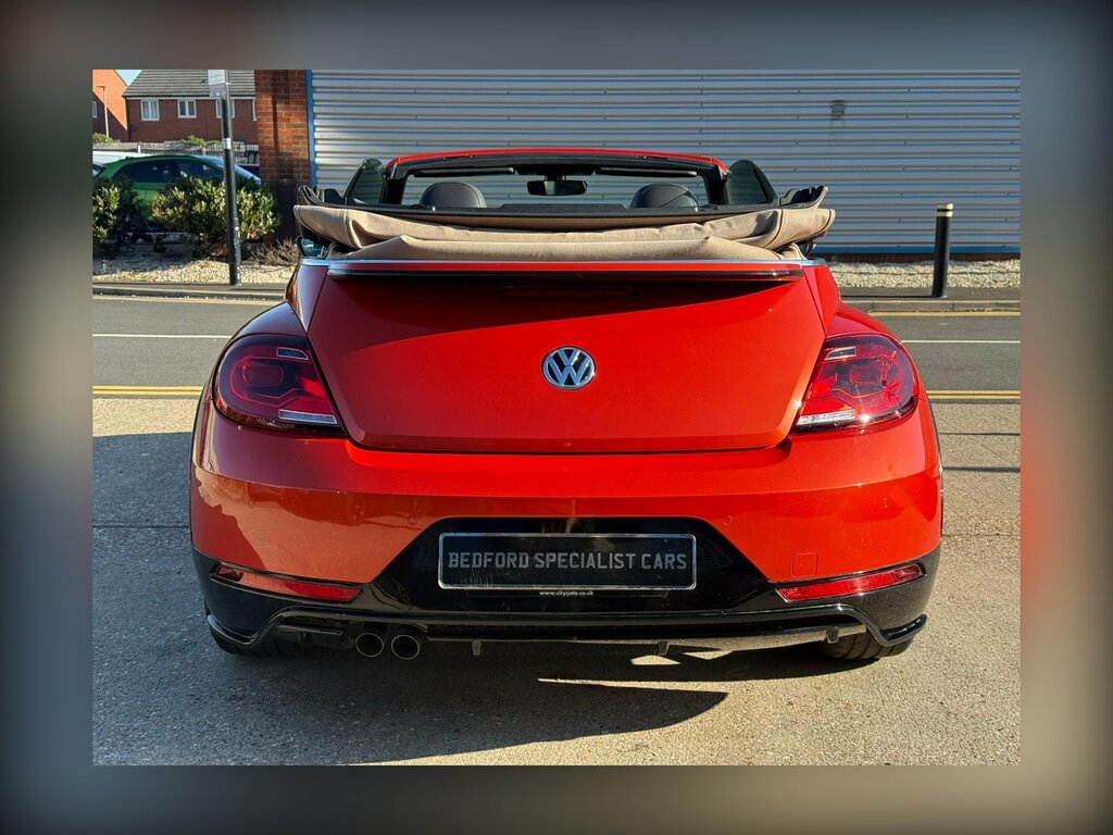 Volkswagen Beetle 2.0 Tdi Bluemotion Tech R-line Cabriolet Diese LP66KUF Orange #5