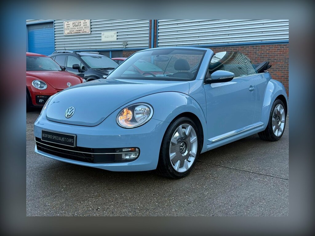 Volkswagen Beetle 1.6 Tdi Bluemotion Tech Design Cabriolet Diese Blue #4
