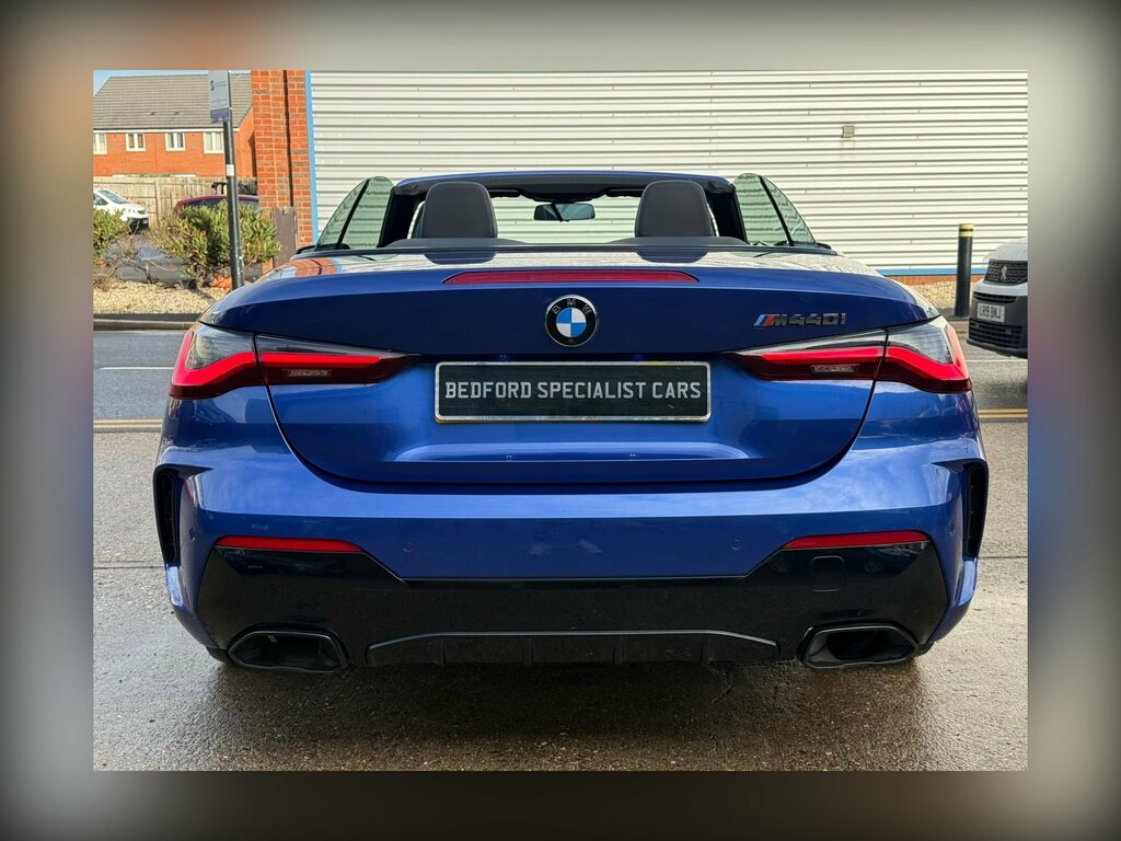 BMW 4 Series 3.0 M440i Mht Convertible Hybrid X Blue #4