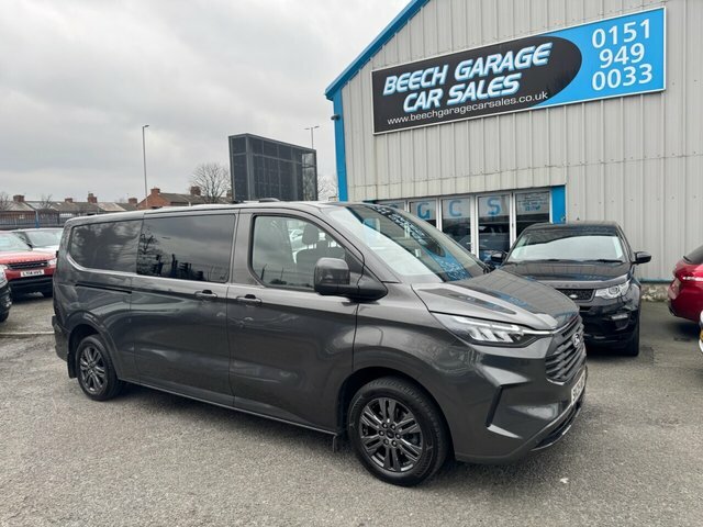 Ford Transit Custom 2025 2.0 320 Ecoblue Limited Crew Van Double Cab 5 Grey