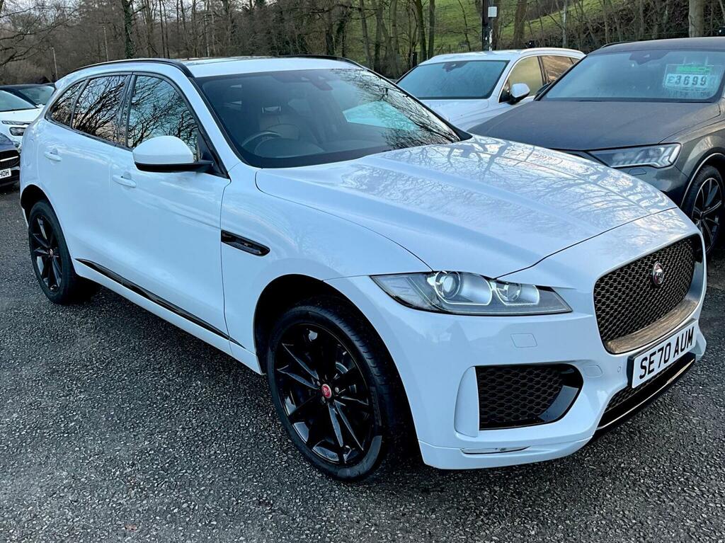 Jaguar F-Pace Suv 2.0 D180 Chequered Flag Awd Euro 6 Ss SE70AUM White #2