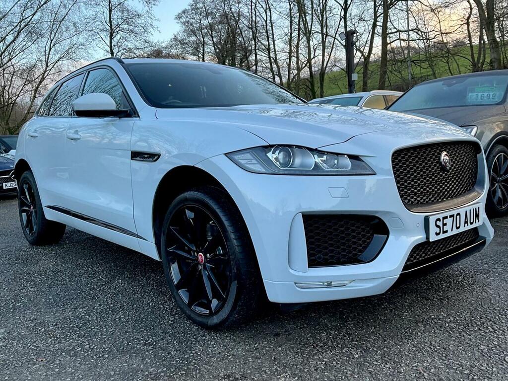 Jaguar F-Pace Suv 2.0 D180 Chequered Flag Awd Euro 6 Ss SE70AUM White #3