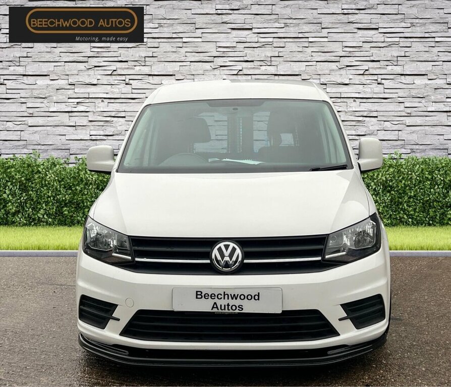 Volkswagen Caddy 2018 1.4L C20 Tsi Beechwood Custom Bmt 0D 123 Bhp White #3