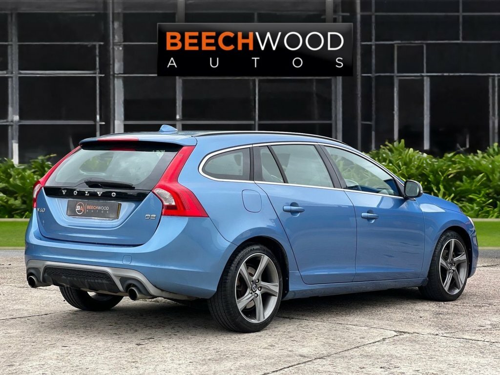 Volvo V60 2014 1.6 D2 R-design Nav Estate Blue #6