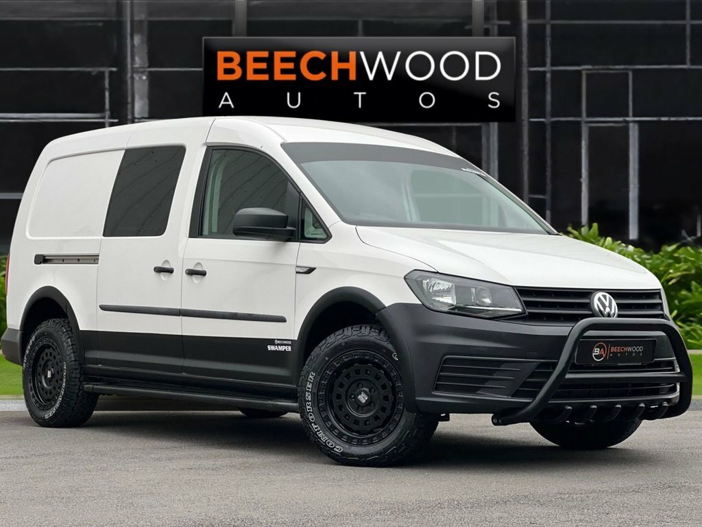 Volkswagen Caddy Maxi 2020 2.0 Tdi Beechwood Swamper Crew Van Double Cab White