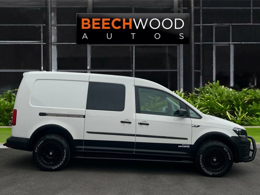 Volkswagen Caddy Maxi 2020 2.0 Tdi Beechwood Swamper Crew Van Double Cab White #6
