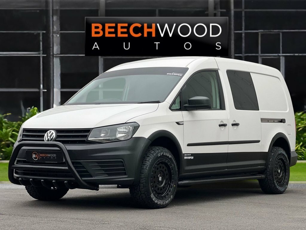 Volkswagen Caddy Maxi 2020 2.0 Tdi Beechwood Swamper Crew Van Double Cab White #2
