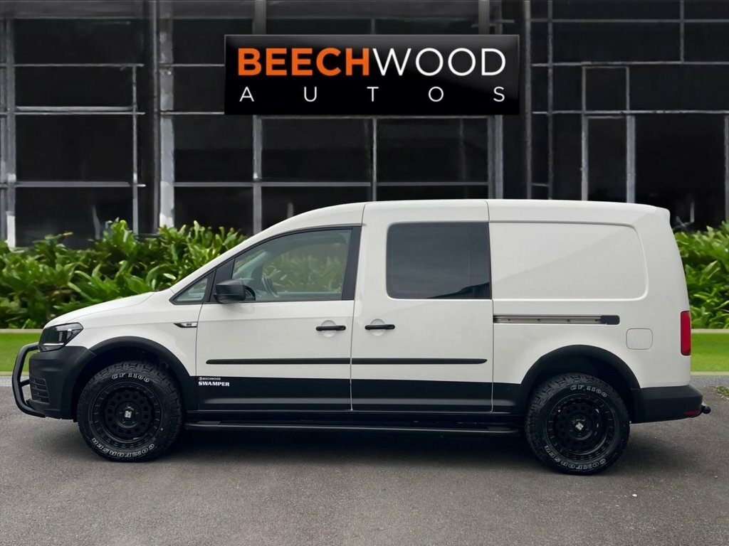 Volkswagen Caddy Maxi 2020 2.0 Tdi Beechwood Swamper Crew Van Double Cab White #5