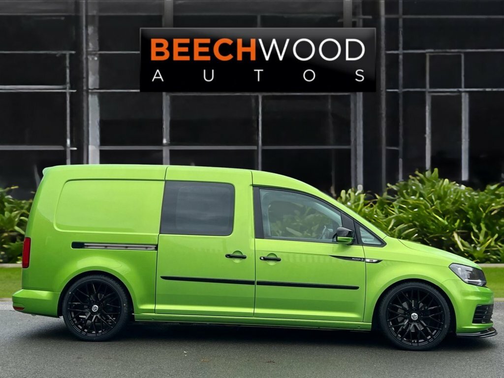 Volkswagen Caddy Maxi 2020 2.0 Tdi C20 Crew Van Double Cab Ma Green #4