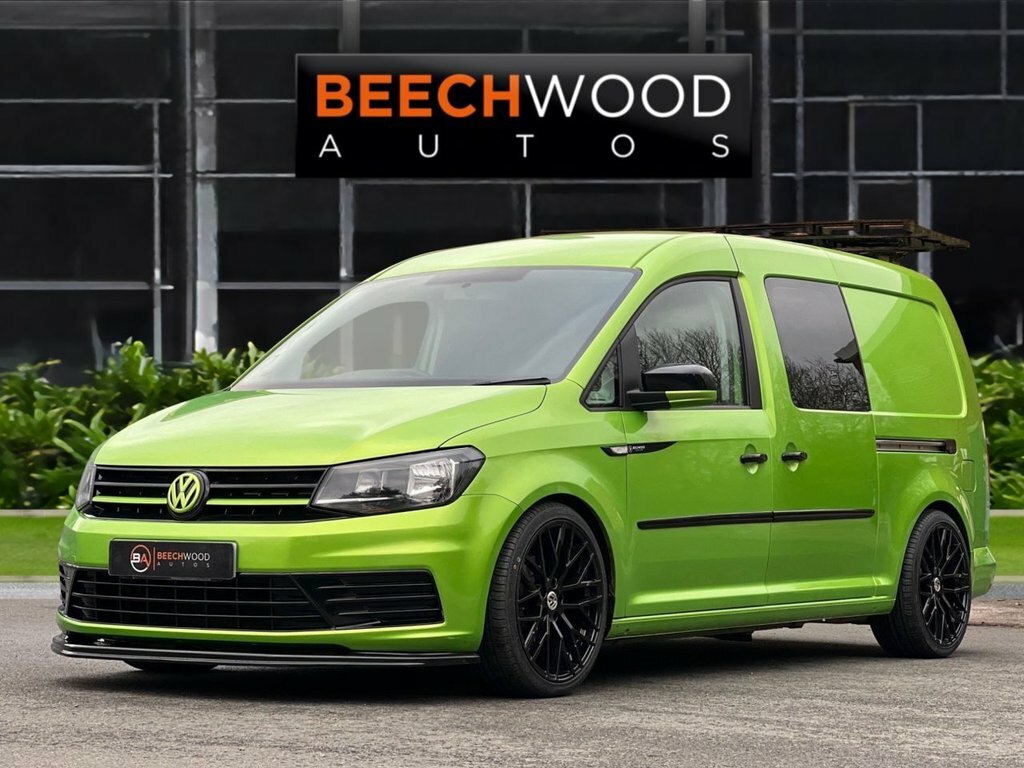 Volkswagen Caddy Maxi 2020 2.0 Tdi C20 Crew Van Double Cab Ma Green #2