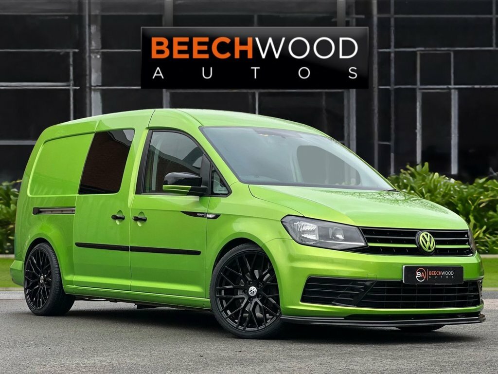 Volkswagen Caddy Maxi 2020 2.0 Tdi C20 Crew Van Double Cab Ma Green