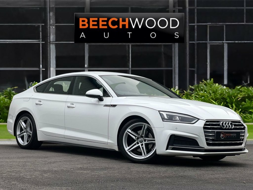 Audi A5 2018 2.0 Tfsi S Line Sportback E White