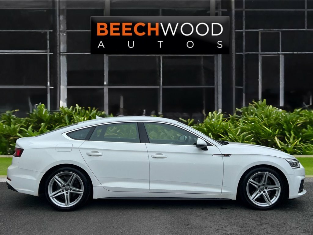 Audi A5 2018 2.0 Tfsi S Line Sportback E LO18JYD White #5