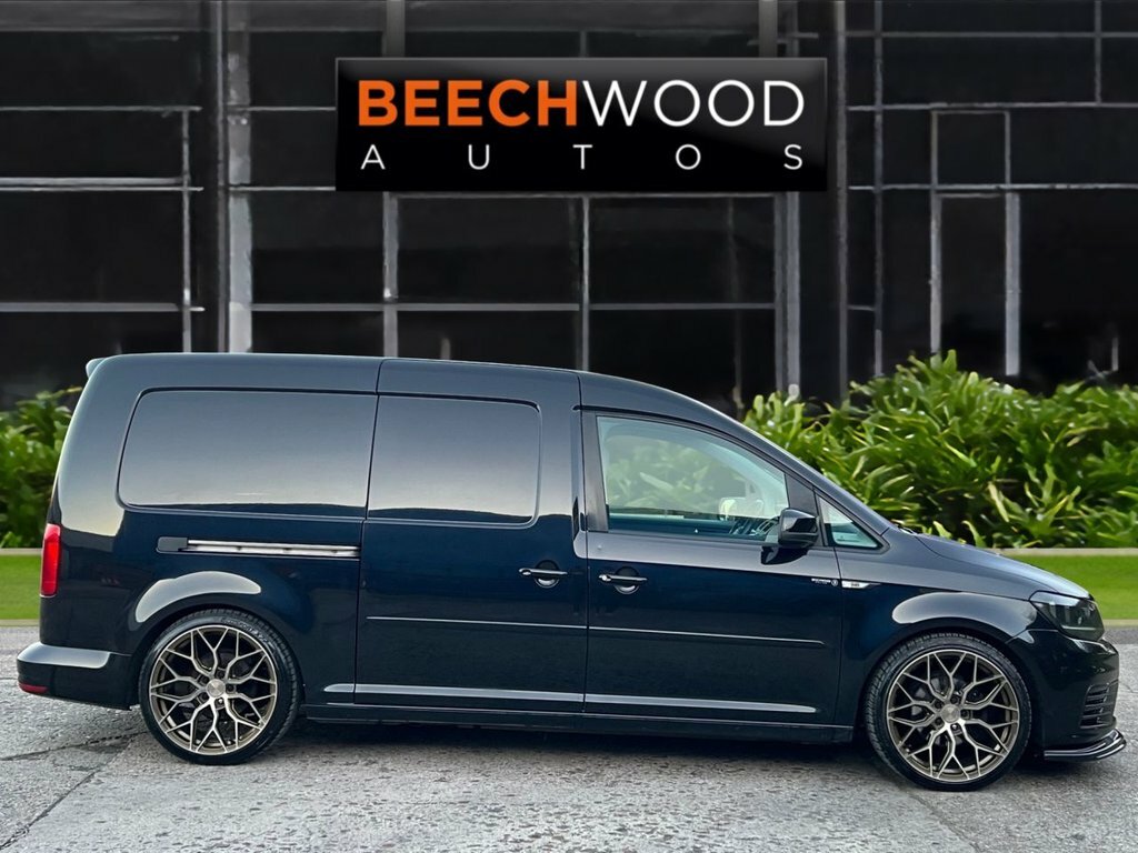 Volkswagen Caddy Maxi 2019 2.0 Tdi C20 Beechwood Custom Panel Van 6Dr Di NJ69HNR Black #4