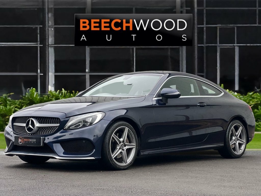 Mercedes-Benz C Class 2017 2.1 C220d Amg Line Coupe G-tronic NU67DDX Blue #2
