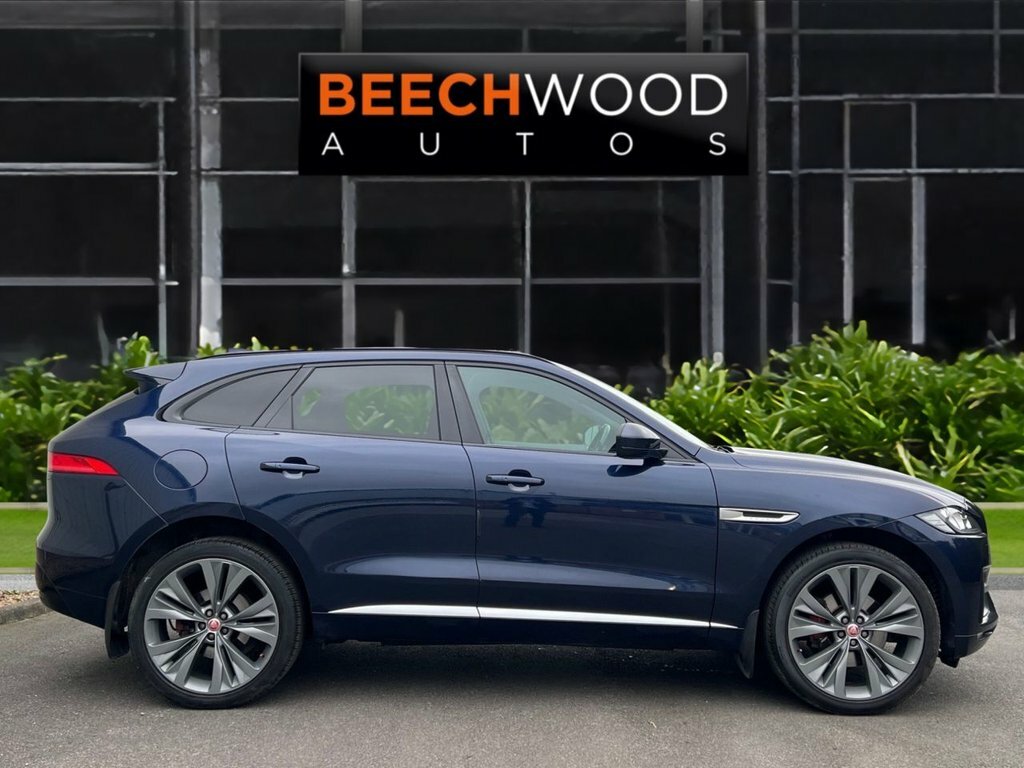 Jaguar F-Pace 2017 3.0 D300 V6 S Suv Awd Euro 6 OY67XKK Blue #5