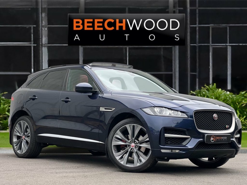Jaguar F-Pace 2017 3.0 D300 V6 S Suv Awd Euro 6 Blue
