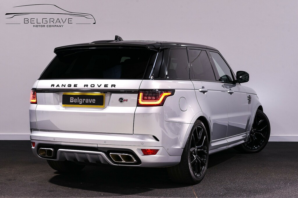 Land Rover Range Rover Sport 5.0 P575 V8 Svr Carbon Edition Suv EY22KYX Silver #3