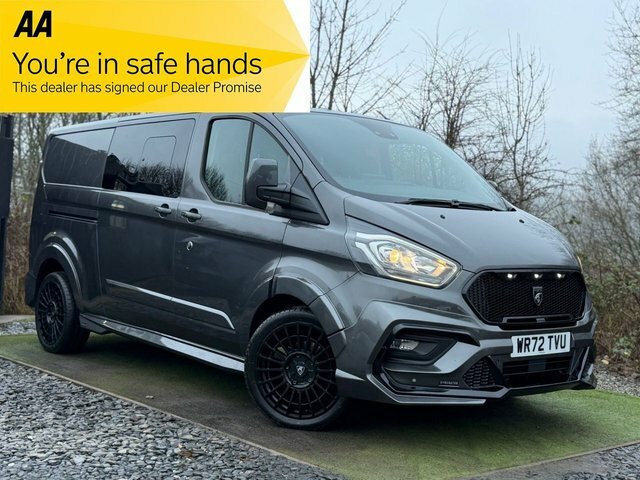 Ford Transit Custom 2.0 320 Ecoblue Limited Crew Van Double Cab Di Grey