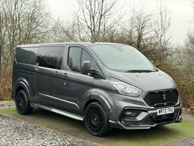 Ford Transit Custom 2.0 320 Ecoblue Limited Crew Van Double Cab Di WR72TVU Grey #4