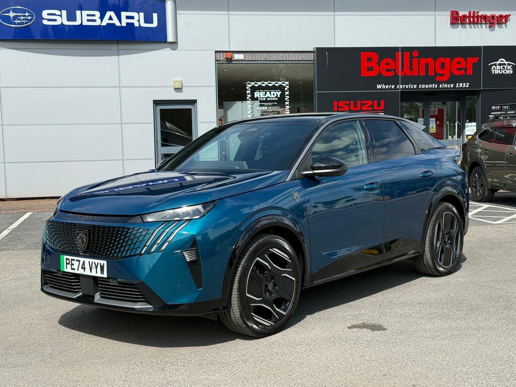 Peugeot 3008 73Kwh Gt Suv 210 Ps PE74VYW Blue #4