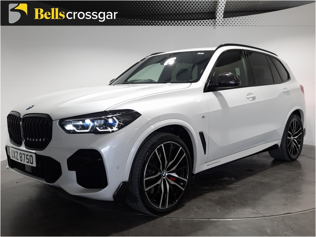 BMW X5 Xdrive40d Mht M Sport 7 Seat Tecpro Pk UXZ8750 White #3