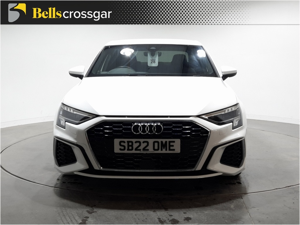 Audi A3 35 Tfsi S Line S Tronic SB22OME White #2