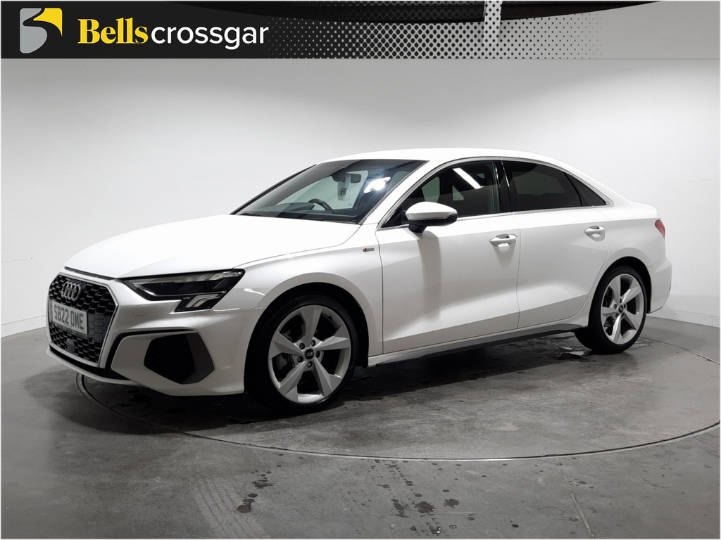 Audi A3 35 Tfsi S Line S Tronic SB22OME White #3
