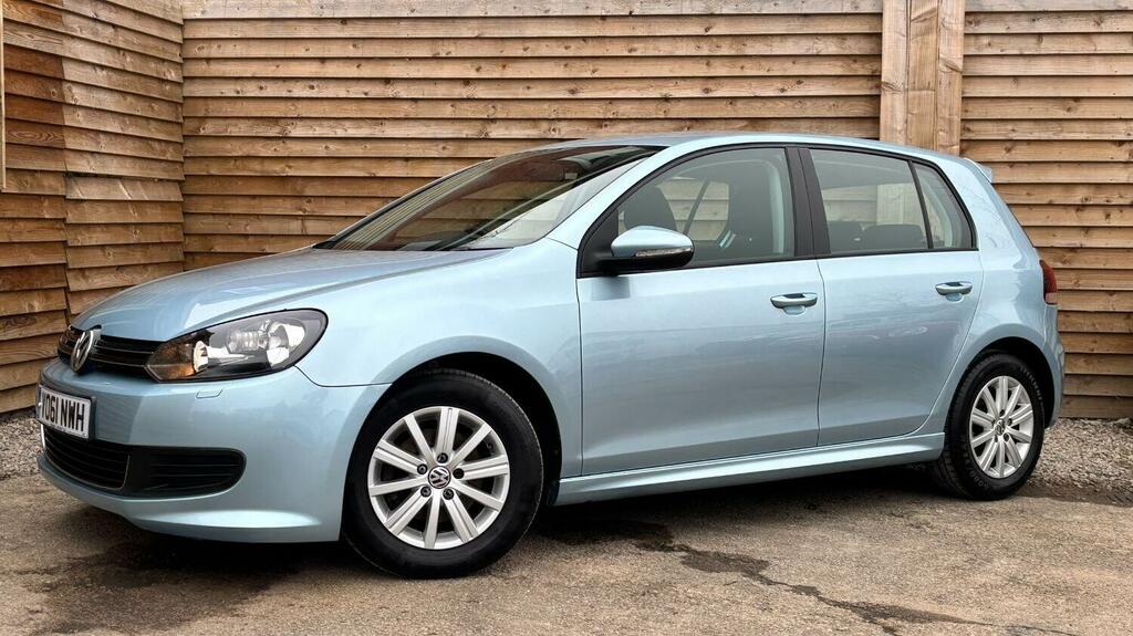 Volkswagen Golf 1.6 Tdi Bluemotion VO61NWH Blue #4
