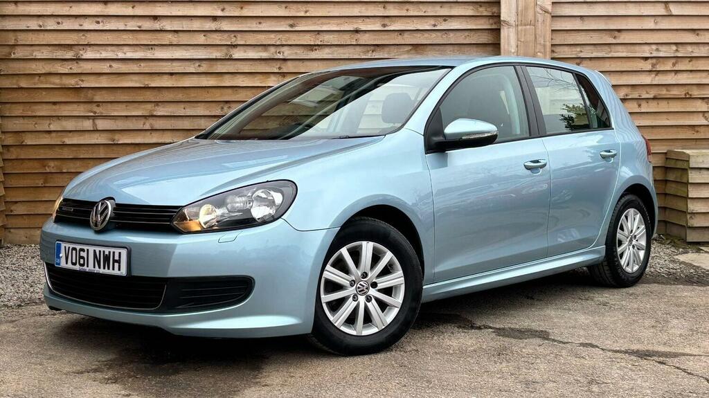 Volkswagen Golf 1.6 Tdi Bluemotion VO61NWH Blue #3