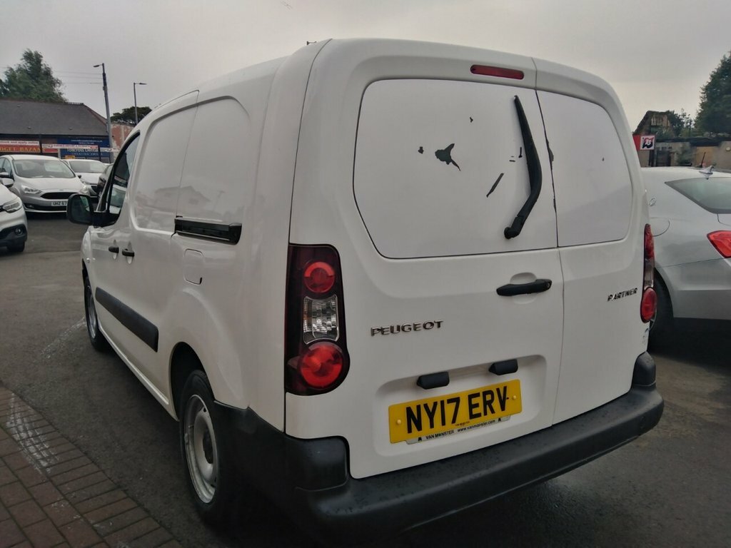 Peugeot Partner 1.6 Blue Hdi Crc 100 Bhp NY17ERV White #6