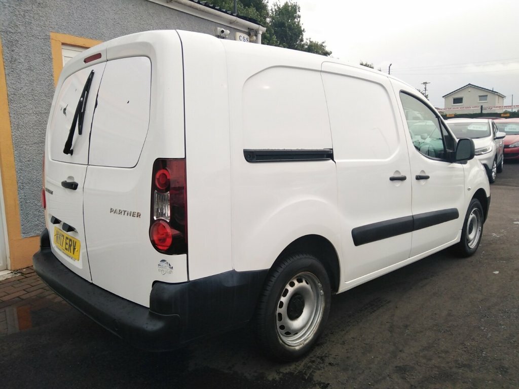 Peugeot Partner 1.6 Blue Hdi Crc 100 Bhp NY17ERV White #4