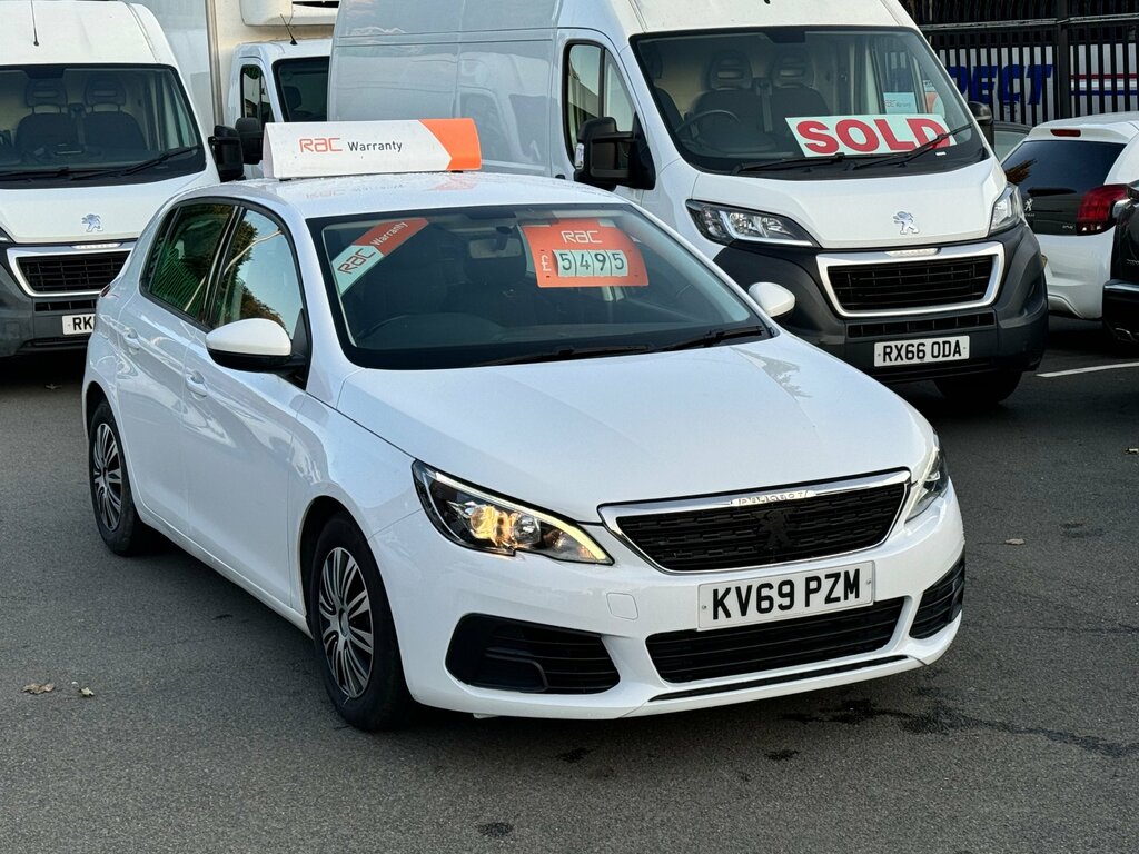 Peugeot 308 308 Access Puretech Ss KV69PZM White #2