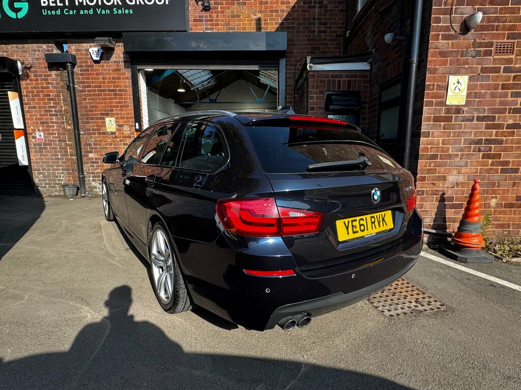 BMW 5 Series 525D 218 M Sport Step YE61RVK Black #3