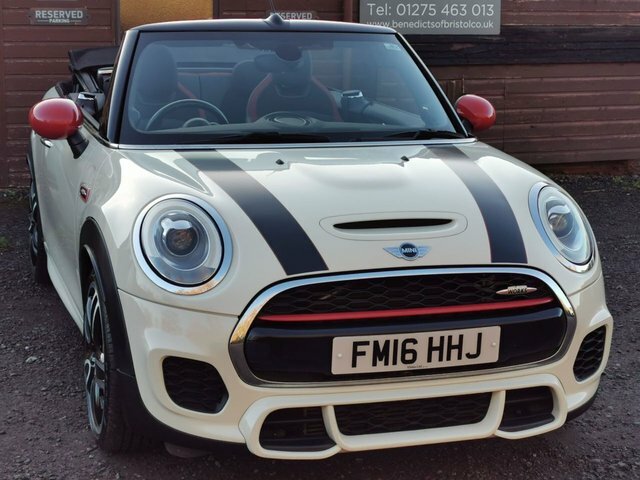 Mini Convertible John Cooper Works Convertible FM16HHJ White #6