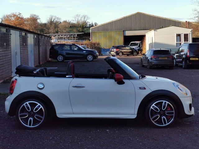 Mini Convertible John Cooper Works Convertible FM16HHJ White #3