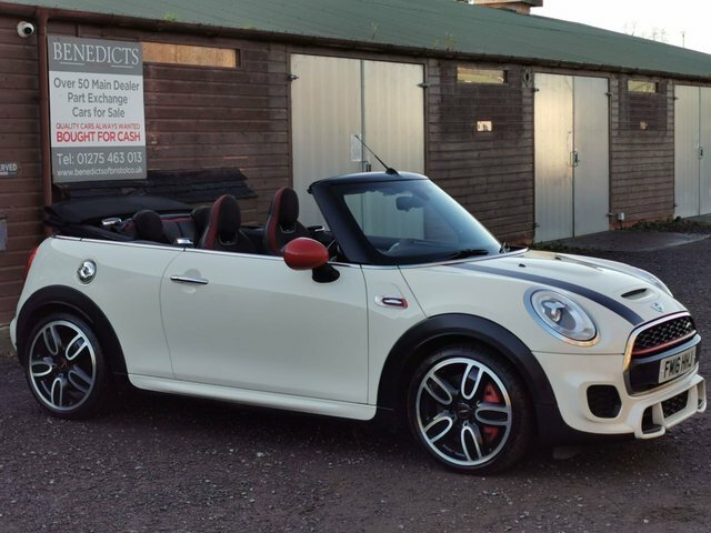 Mini Convertible John Cooper Works Convertible FM16HHJ White #4