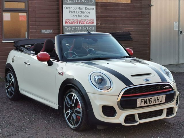 Mini Convertible John Cooper Works Convertible FM16HHJ White #5