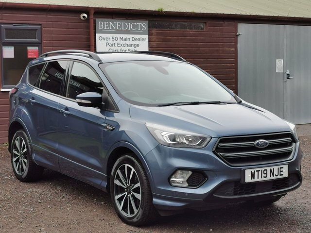 Ford Kuga Ecoboost St-line Suv WT19NJE Blue #5