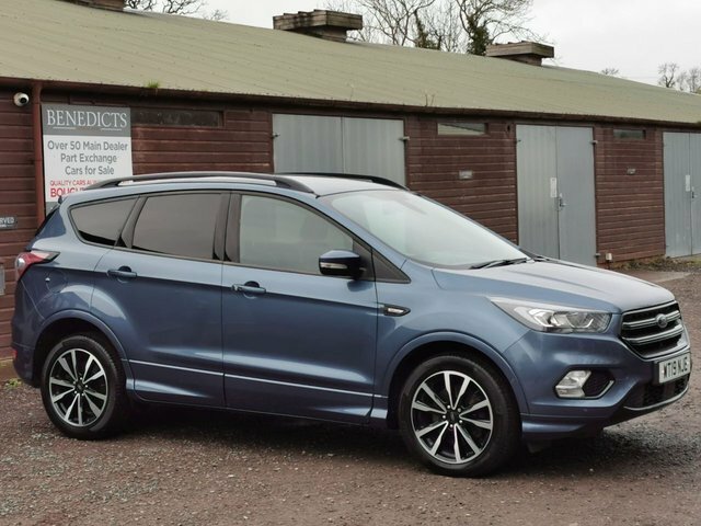 Ford Kuga Ecoboost St-line Suv WT19NJE Blue #4