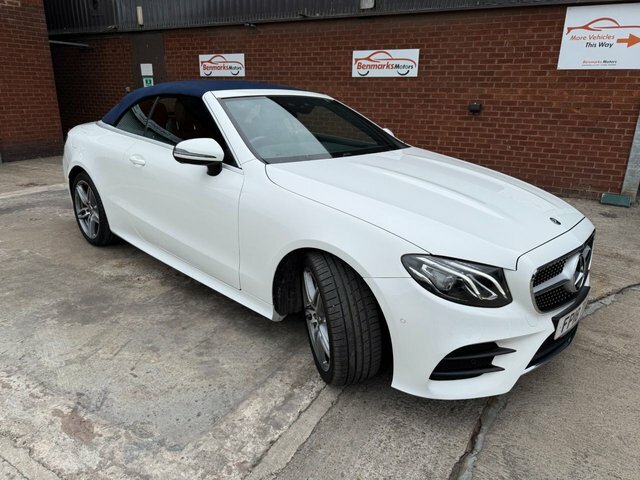 Mercedes-Benz E Class 2.0 E220d Amg Line Cabriolet G-tronic FP18TKE White #2