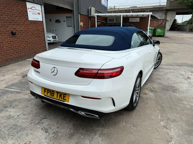 Mercedes-Benz E Class 2.0 E220d Amg Line Cabriolet G-tronic FP18TKE White #5