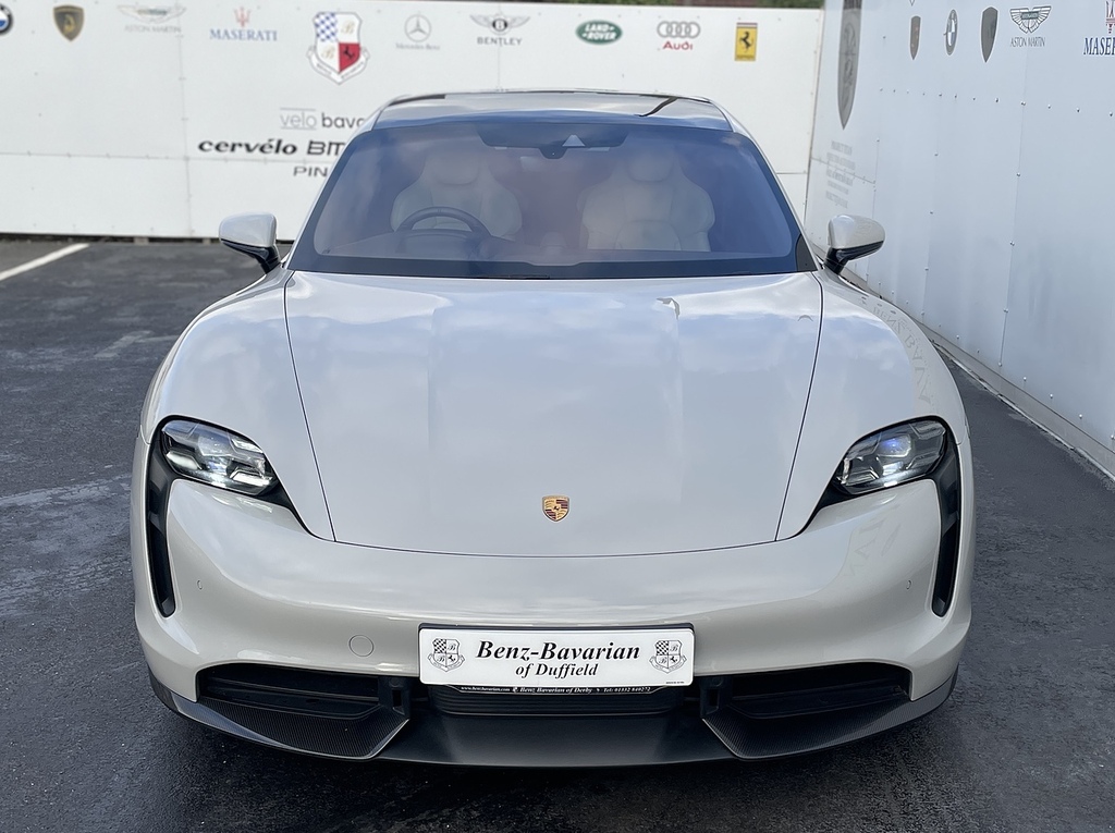 Porsche Taycan Performance Plus 93.4Kwh Turbo S Sport Turismo HV23YLL Grey #2