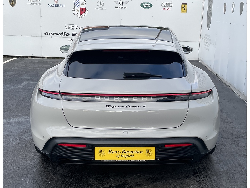 Porsche Taycan Performance Plus 93.4Kwh Turbo S Sport Turismo HV23YLL Grey #6