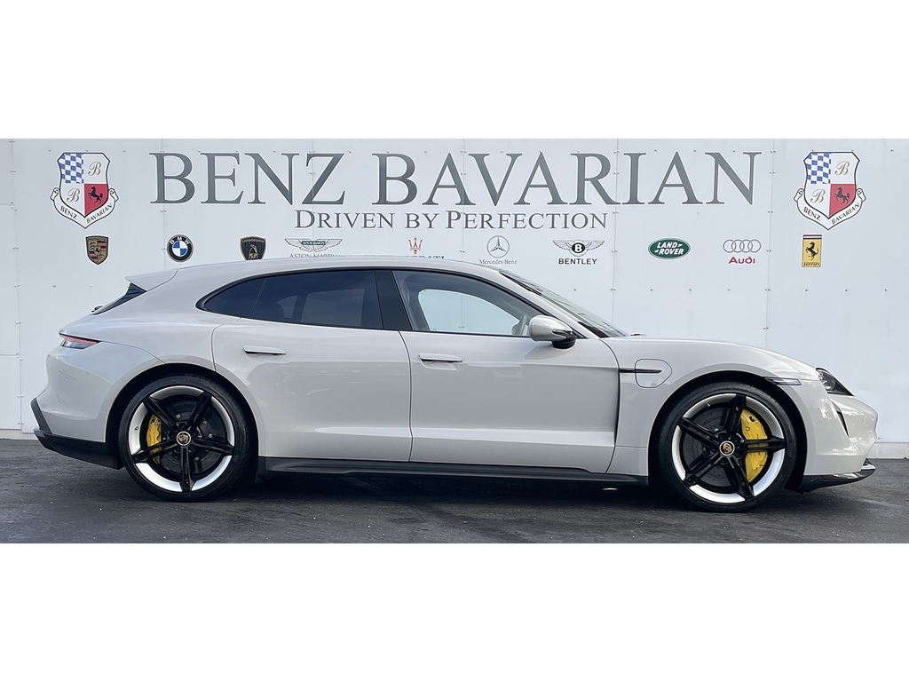 Porsche Taycan Performance Plus 93.4Kwh Turbo S Sport Turismo HV23YLL Grey #4