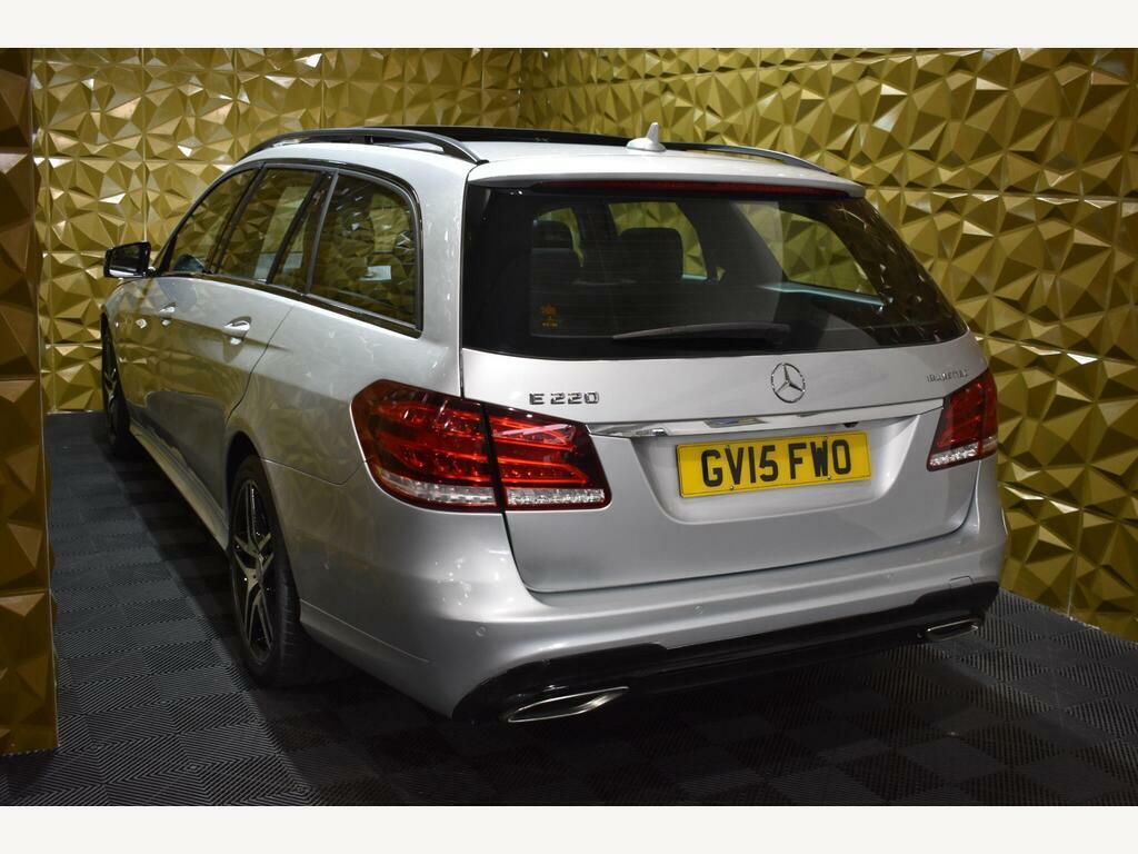 Mercedes-Benz E Class 2.1 E220 Bluetec Amg Night Edition Premium G-tro GV15FWO Silver #6