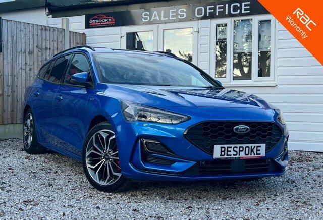 Ford Focus 1.0T Ecoboost Mhev St-line X Estate Hyb Blue